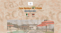 Desktop Screenshot of casavacanzeuliveto.com