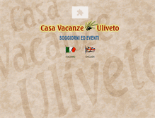 Tablet Screenshot of casavacanzeuliveto.com